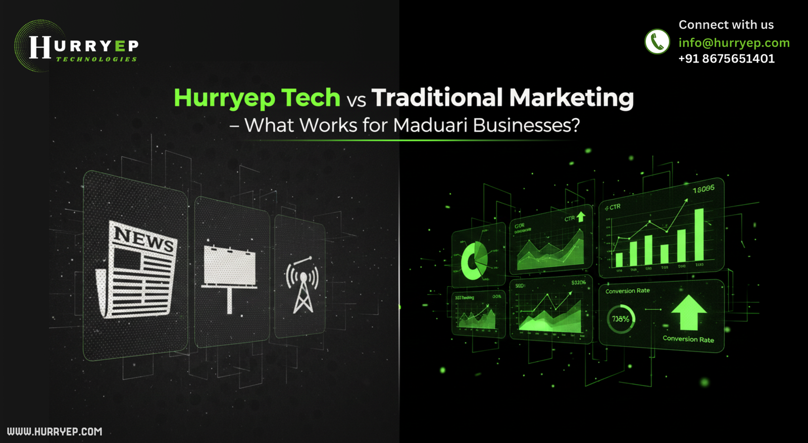 Hurryep Tech vs Traditional Marketing – What Works for Madurai Businesses?