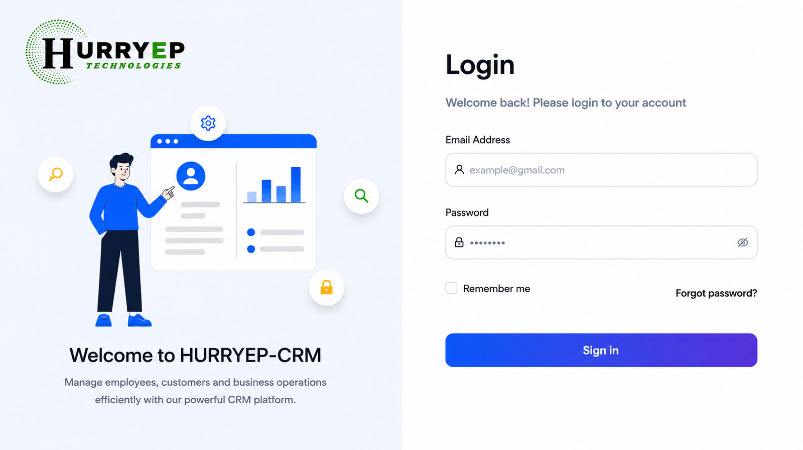 CRM Dashboard