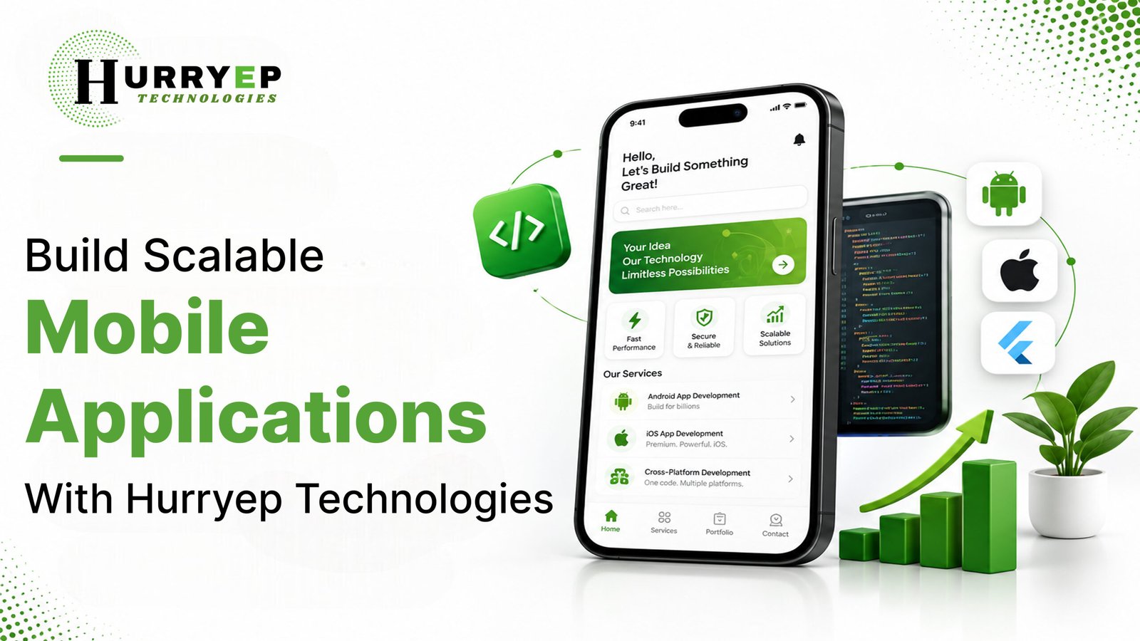 Build Scalable Mobile Applications with Hurryep Technologies