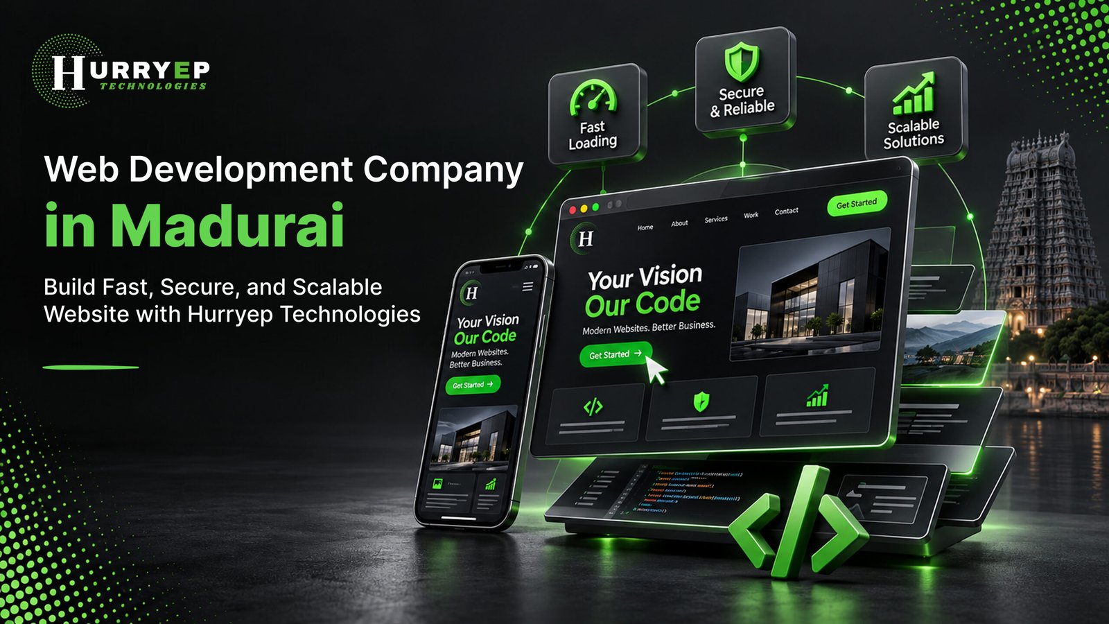 Build Fast, Secure, and Scalable Websites with Hurryep Technologies